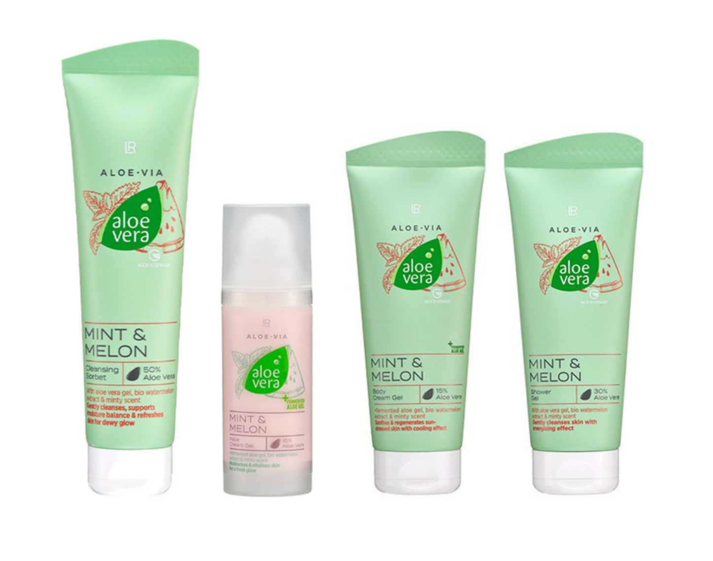 Aloe Vera Mint & Melon Care Set