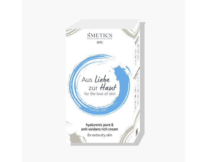 Geschenkset „Aus Liebe zur Haut – for the love of skin“ für sehr trockene Haut