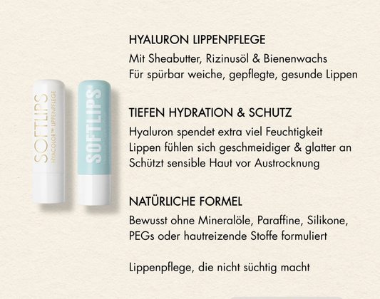 Dr. Massing Soft Lips Lippenpflege mit Hyaluronsäure und Sheabutter 5ml