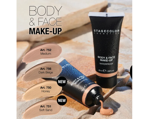 Stagecolor Body & Face Make-up Waterproof 750 – Honey